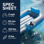 CruiseFloat™ — Motorized Inflatable Pool Lounger