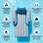 CruiseFloat™ — Motorized Inflatable Pool Lounger
